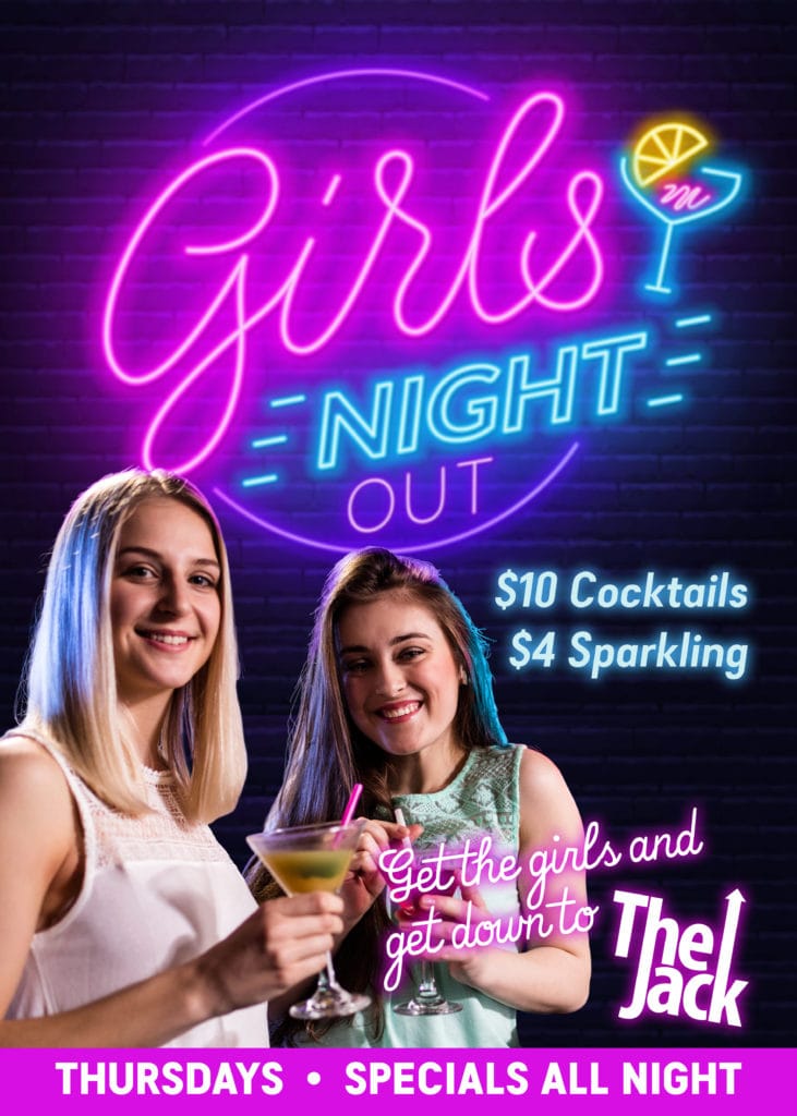 Girls Night Out Poster 2 | The Jack Cairns